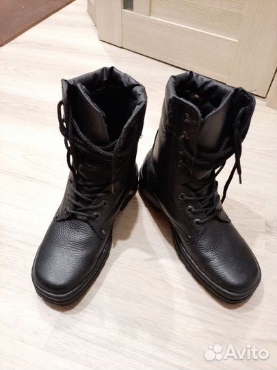 Берцы женские натуральная кожа демисезон