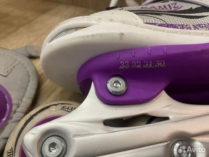 Ролики или коньки 2 в 1 размер 30-33