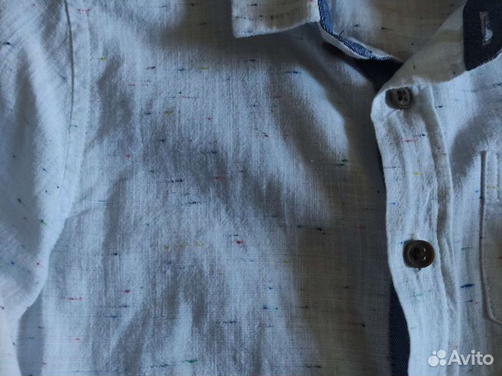 Рубашка белая для мальчиков