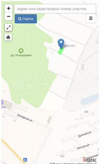 Участок 9 сот. (СНТ, ДНП)