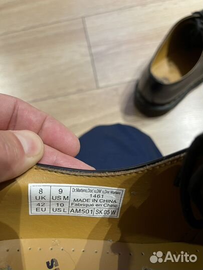 Dr martens полуботинки