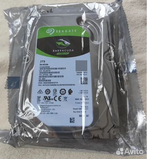 Seagate 1 тб Внутренний жесткий диск BarraCuda