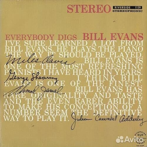 Bill Evans (Piano) (1929-1980) - Everybody Digs Bi