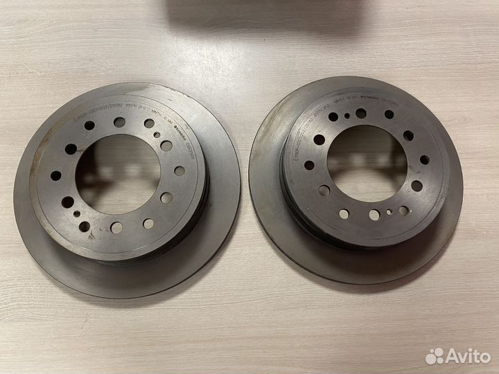 Задний тормозные диски Toyota Prado 120 02-09