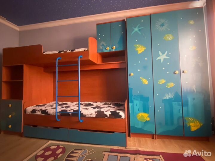 Двухъярусная кровать бу