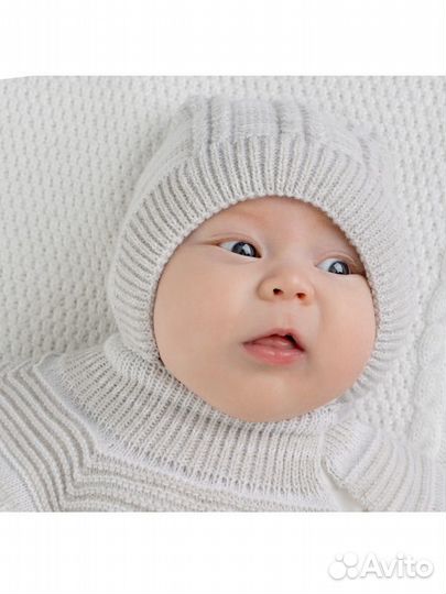 Шапка-капор для новорожденных
