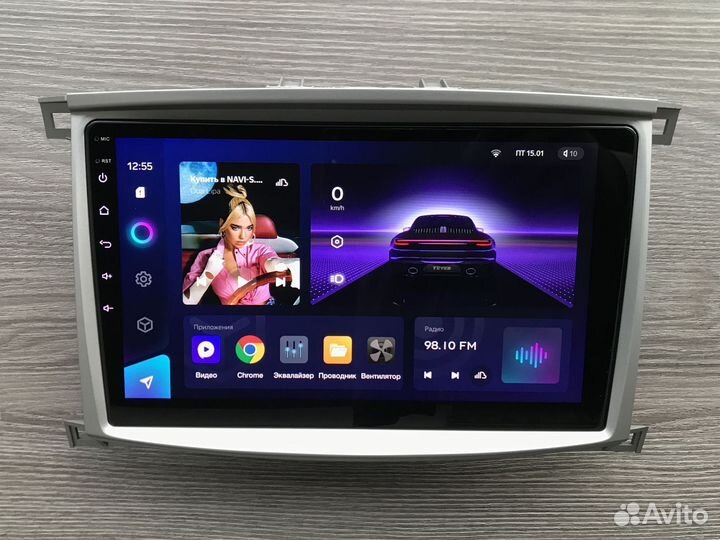 Магнитола Toyota LC 100 с круговым обзором 360