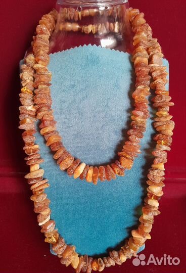 Бусы из натурального янтаря