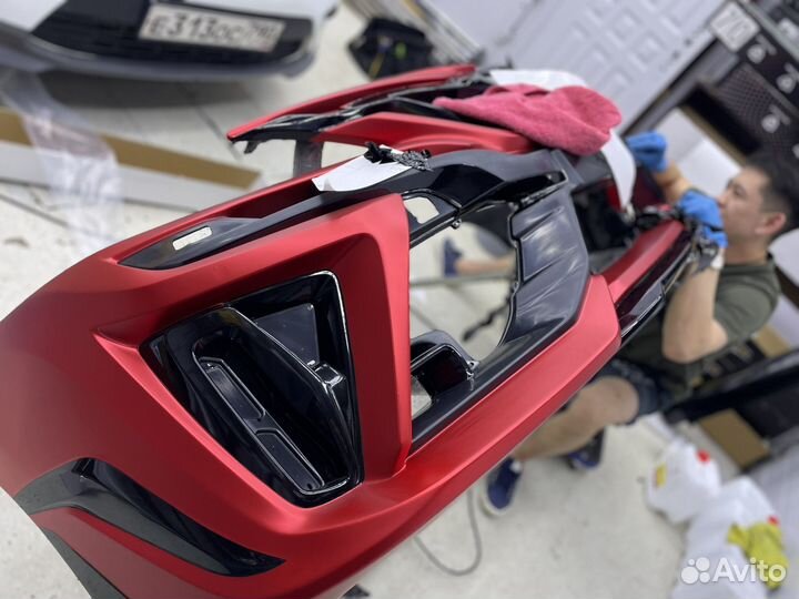 Оклейка бронь пленкой авто. Тонировка