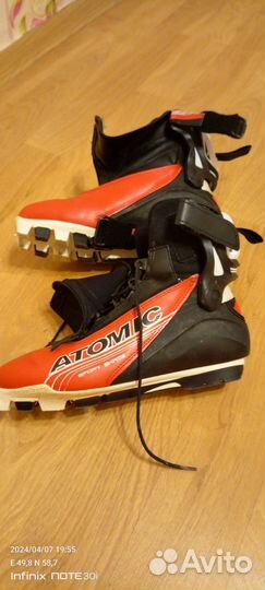 Лыжные ботинки коньковые 42 размер