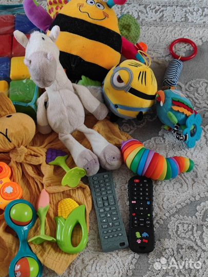 Игрушки погремушки грызунки пакетом