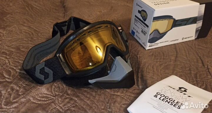 Очки снегоход квадроцикл Scott Primal MY23 BL/Yell