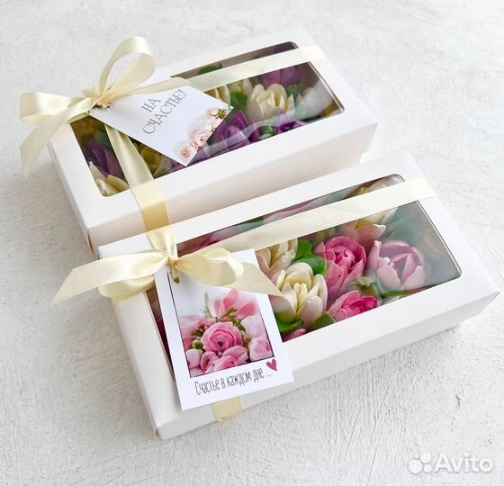 Тюльпаны из зефира