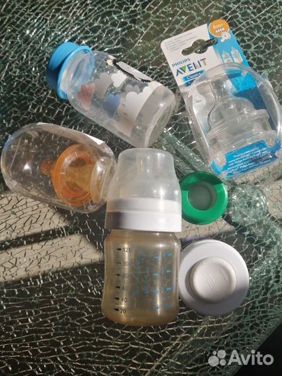 Бутылочка avent и новые соски