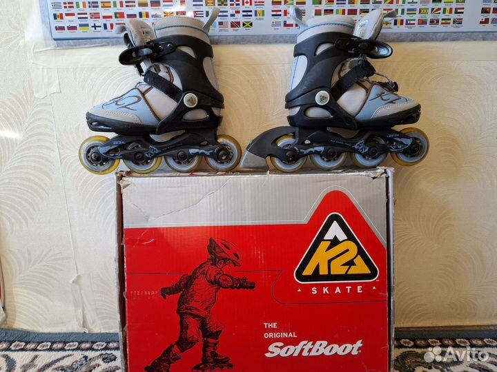Ролики k2 детские29-34 регулироемые