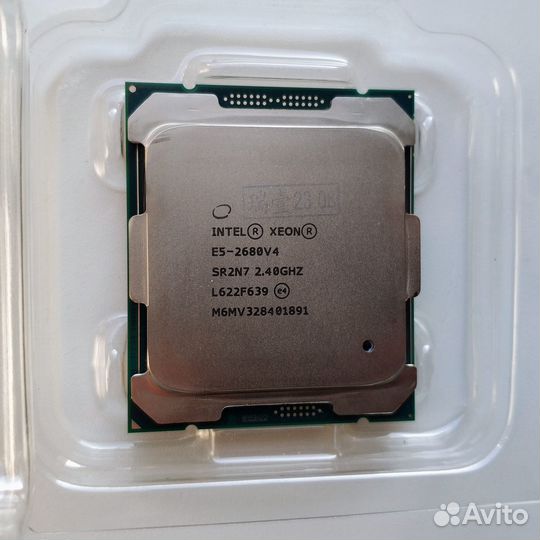 Процессор Intel Xeon E5 2680v4 14 ядер 28 потоков