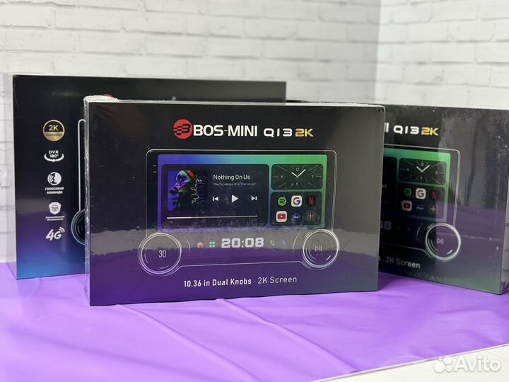 Магнитола android Bos mini Q13 4/64 dsp,sim