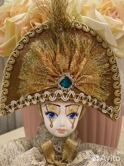 Кукла Щелкунчик фарфор ручная роспись