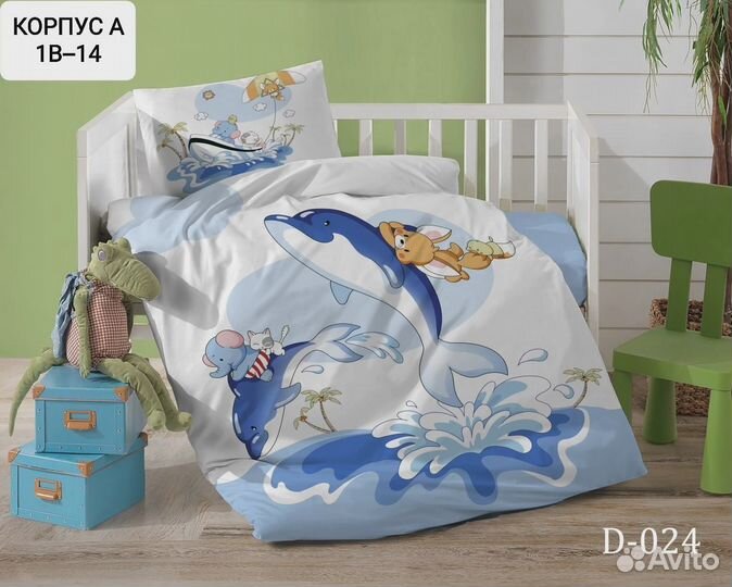 Детское постельное белье в детскую кроватку