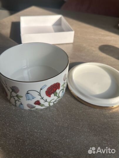 Набор шкатулка форма Идиллия рисунок Сад Алисы