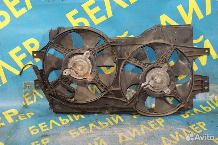 Диффузор + 2 электровентилятора Dodge Caravan 3