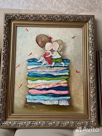 Серия картин по мотивам Гапчинской