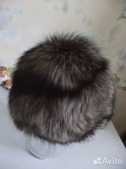 Шкура лисы серебристо-черной
