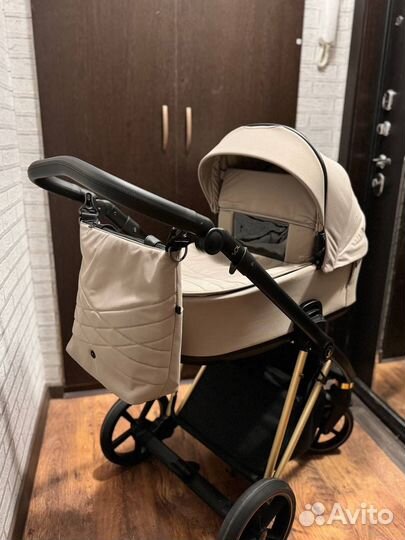 Коляска Roan Sol Luxury 2 в 1 Sesame/Gold