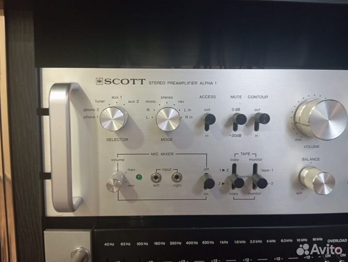 Предусилитель Scott Alpha 1