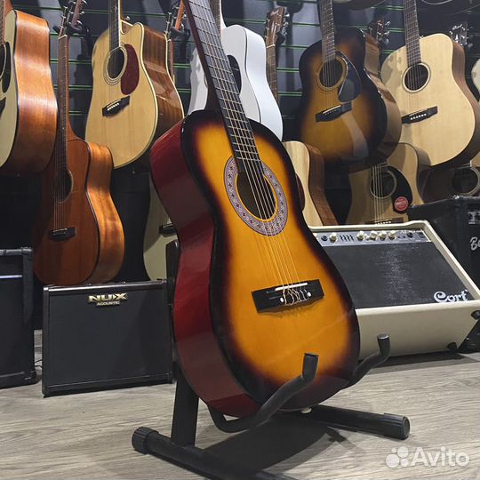 Гитара 3/4 классическая нейлон (Новая)