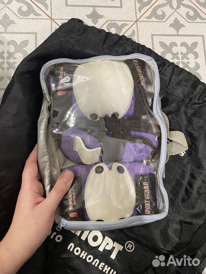 Ролики + защита в комплекте