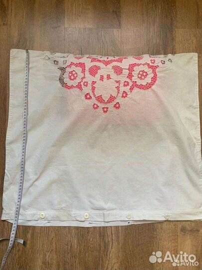 Наволочки старинные с ришелье