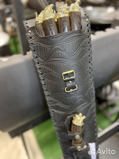 Шампуры с головами зверей в наборе