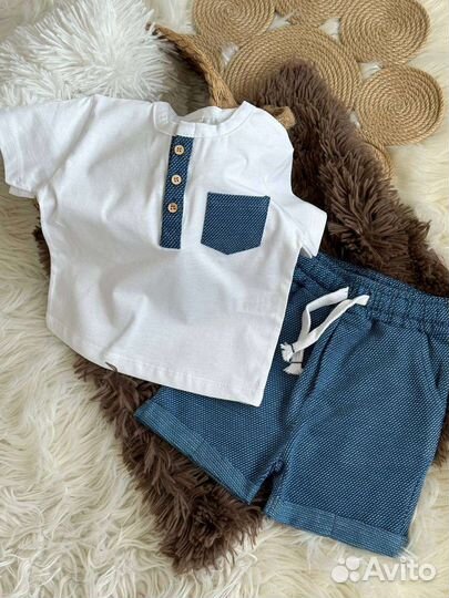 Костюм шорты рубашка