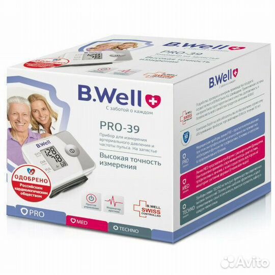 Тонометр B.Well PRO-39 автоматический на запястье