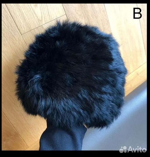 Шапка мех кролика