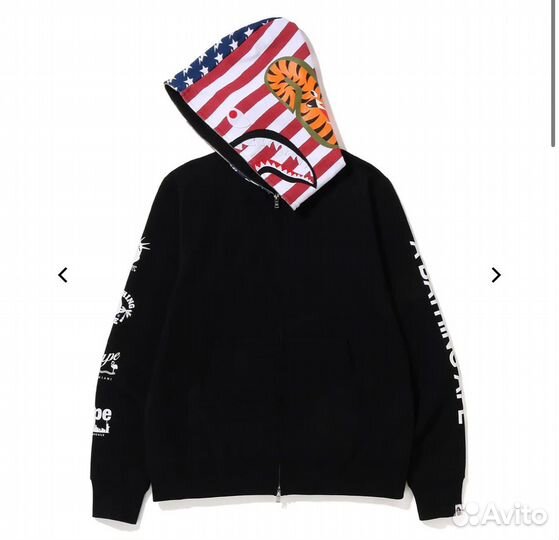 Зип худи bape usa limited edition