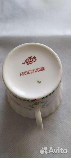 Кофейные чашки лфз костяной фарфор