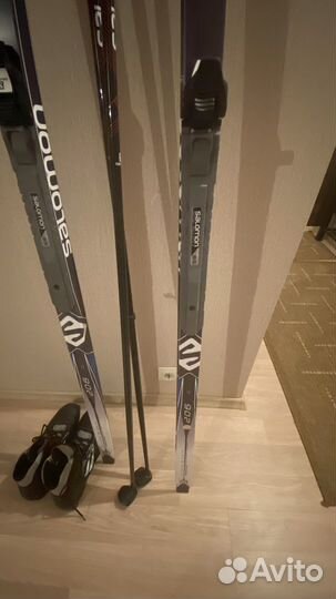 Беговые лыжи Salomon Escape 5 Grip палки ботинки