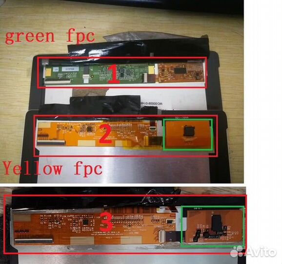 Дисплей Asus Zenpad Z300 с тачскрином