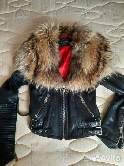 Куртки кожаные натуральные dsquared2