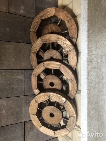 Колеса диаметр 24 для декоративных тележек