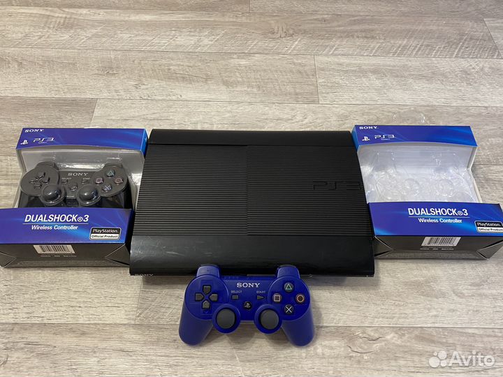 PS3 500Gb+2 Джоя,50+Игр