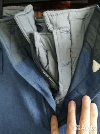 Ватные штаны 2х слойные, р50-52