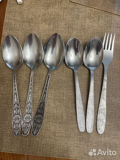 Столовые приборы.Ложки,вилки СССР