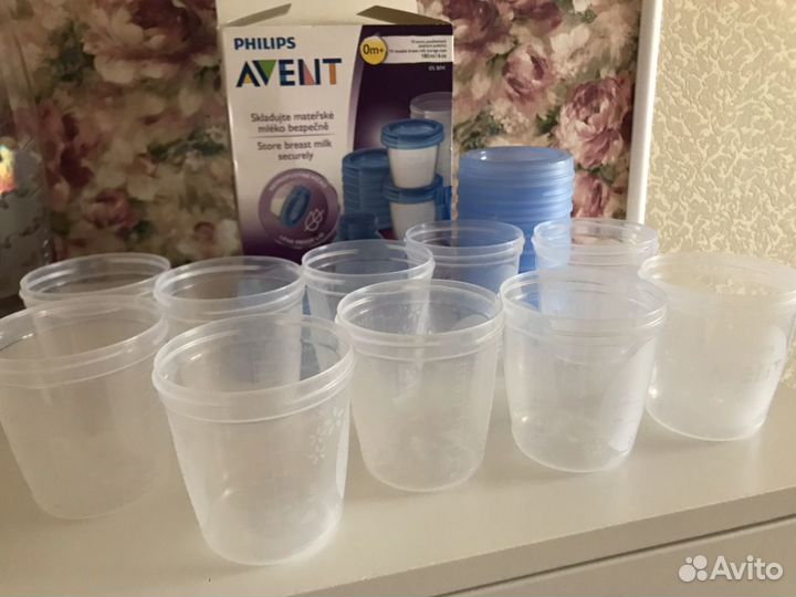 Контейнеры для хранения молока Philips Avent