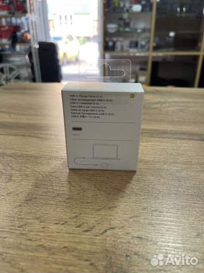 Кабель круглый Apple USB Type-C - USB Type-C белый