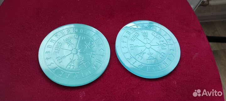 Подставки под чашки ручной работы из эпокс. смолы