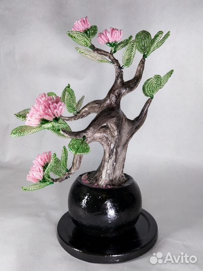 Деревце бонсай из бисера