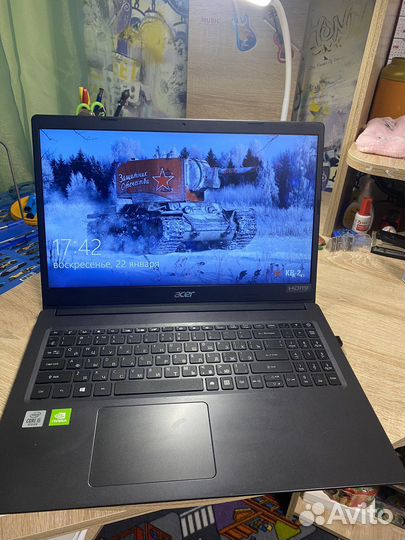 Ноутбук acer в отличном с вентилятором